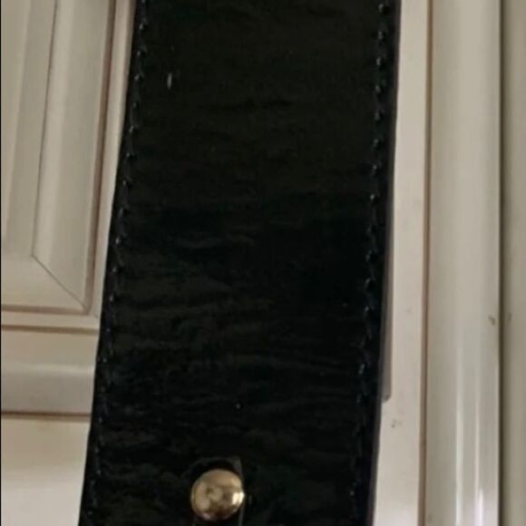 VERSACE JEANS COUTURE logo-plaque belt GOLD AND BLACK Belt . main image 4